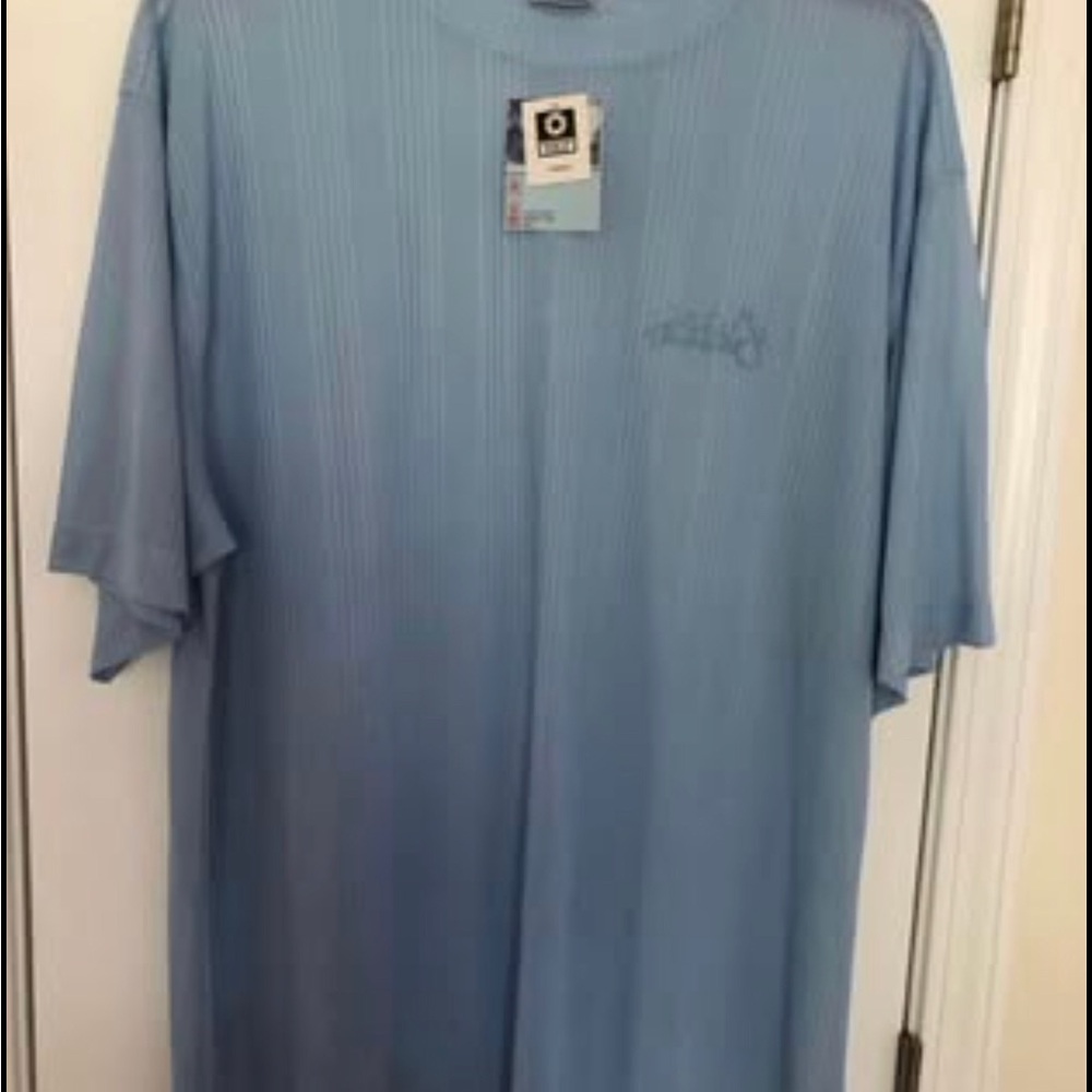 Southpole Sky Blue Ribbed Short-Sleeve Tee Size L New With Tags Retro Vintage